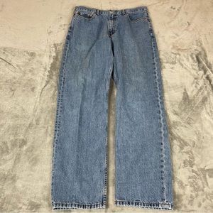 Levis 550 Men's 36x36 (Actual 36x33) Relaxed Fit Straight Leg Denim Distressed